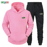 2023 CARTELO High Quality Men's Suit Fashion Casual Tracksuit Hoodie Pullover Sports Clothes Sweatshirt Jogging Set