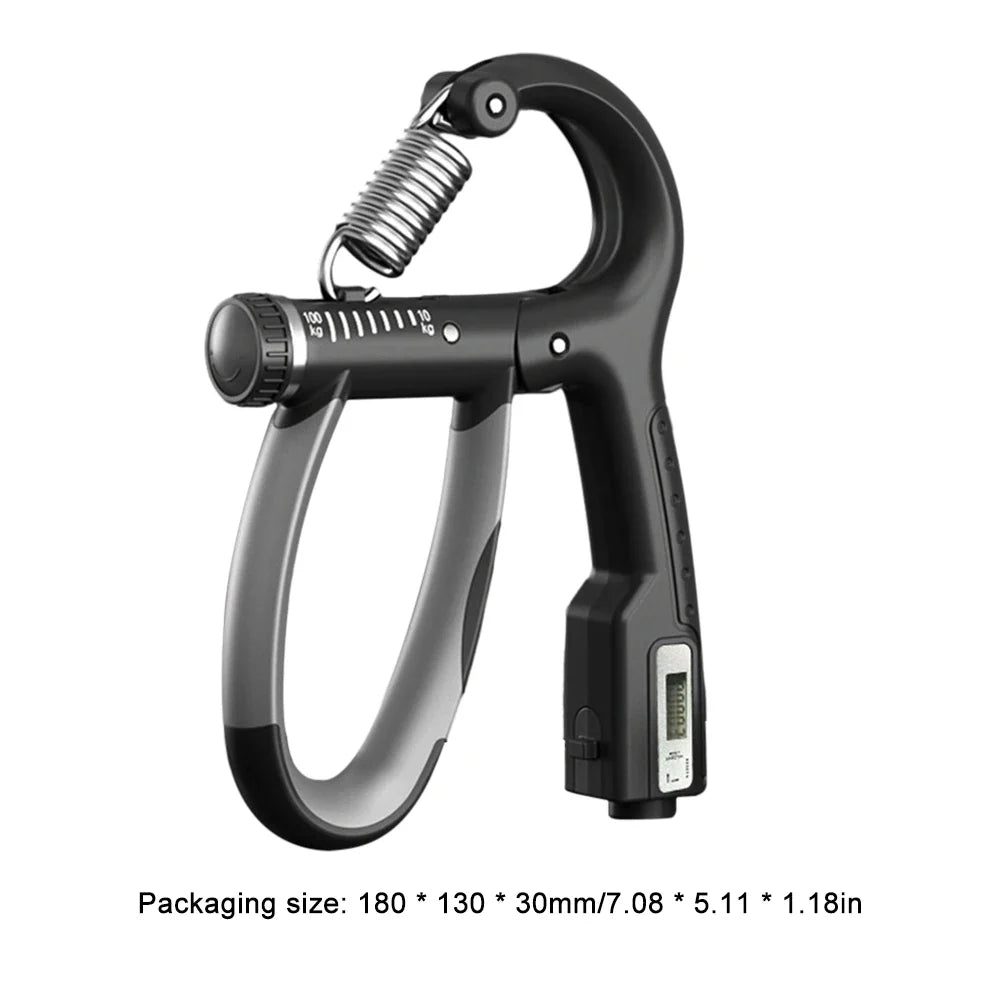 100KG Hand Grip Strengthener Adjustable with Counter Hand Gripper Trainer Fitness Training Wrist Gripper for Home/Gym