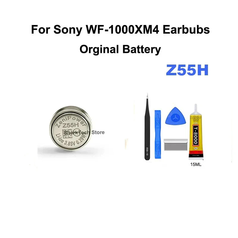 Original New ZeniPower Z55H 1254 3.85V  for Sony WF-1000XM4 Earbuds  Replacement Battery SetRepair Parts