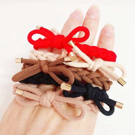 5PCS Women Hair Scrunchies Girls  Elastic Hair Rubber Bands Children Hair Gum/Tie/Ponytail Hair Holders Scrunchy Accessories