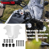 Motorcycle Headlight Light Cover For YAMAHA Tenere 700 Tenere700 XT700Z XT 700 Z 2019 - 2022 2021 2020 Protector Guard Acrylic