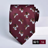 ties for men 2024 Luxury Wine Red Groom Wedding Accessories Dot Stripe gravata 8cm Necktie Kravaty Corbatas De Hombres