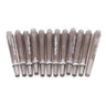 12pcs 45mm/35mm Plastic Darts Shafts 4.5mm Screw Thread Transparent Dart Stems With Stainless Steel O Ring For Steel & Soft Dart