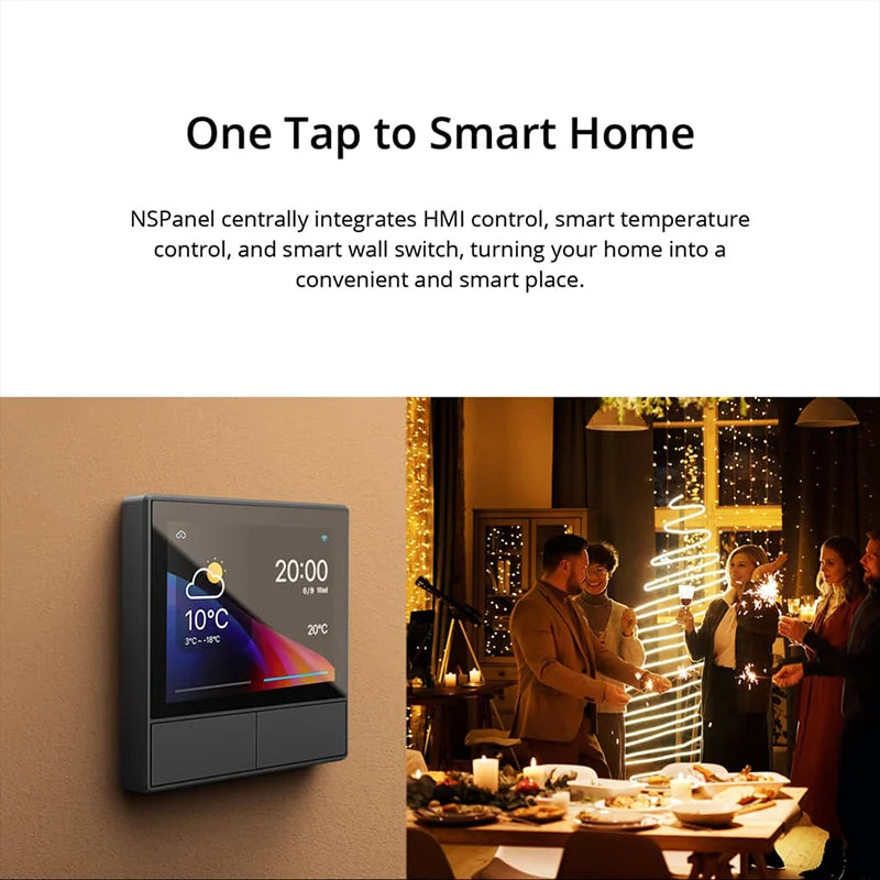 SONOFF NSPanel EU US Smart Scene Wall Switch Wifi Smart Thermostat Display Switch All-in-One Control For Alexa Google Home