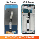 Display Screen for Xiaomi Redmi Note 9S M2003J6A1G Lcd Display Digital Touch Screen with Frame for Redmi Note 9 Pro Replacement