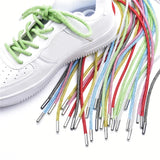 1Pcs Women Rhinestone Shoelaces Diamond Shoe Lace Sneakers Laces Shoes DIY Strings Round Shoelace 100/120/140/160CM