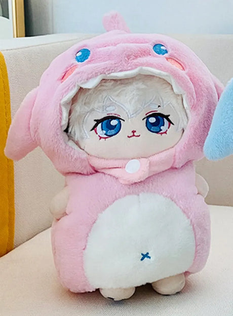 Doll Clothes for 20cm Idol Doll Outfit Accessories Green Dinosaur One-Piece Suit for Super Star Dolls Toys Collection Gift