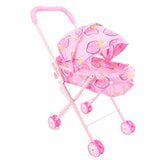 Baby Stroller Role Play Girl Playing House Toys Simulation Furniture Shopping Cart Baby Girls Toys Gifts