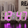 Smart 3d Digital Alarm Clock Wall Clocks Home Decor Led Digital Desk Clock with Temperature Date Time Nordic Large Table Clock