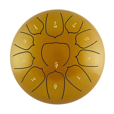 6 Inch Steel Tongue Drum 11 Notes Handpan Drum with Drum Mallet Finger Picks Percussion for Meditation Yoga 10 Colors