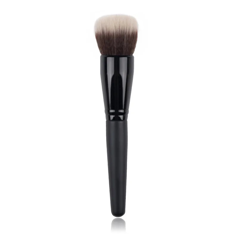 The Smooth Face Makeup Brush Duo Fiber Creamy Liquid Foundation Powder Cometic Tool with Synthetic Hair