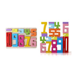 3D Digital Puzzle Number Building Block Set for Baby Montessori Stacking Toy Brain Developmental Learning Gift for Kids