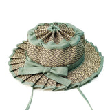 Factory Direct Sales Lorna Style Child Aldult Foldable Straw Bucket Hats Handmade Girls Baby Summer Beach Caps New Arrival