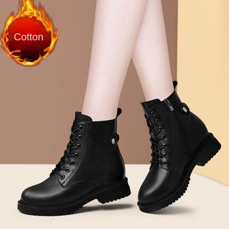 Women's Ankel Boots Autumn Winter Women Chelsea Boots Womens Short Boots Flat Shoes Fashion Platform Boots Gothic Botas De Mujer