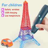 Wireless 3D Doodle Pen for Kids - Low Temp Creative Art Tool for Fun Crafts and Learning