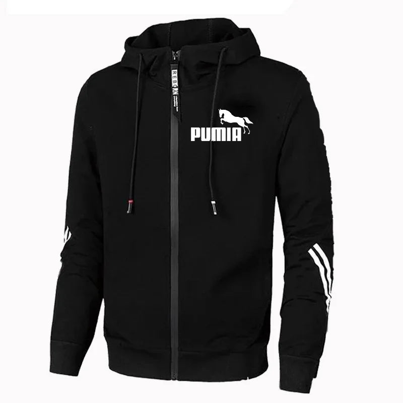 2PCS Design Tracksuit Mens Autumn Winter Hoody Jacket and Sweatpants Casual Print Sports Hoodies Jogging Suit