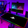 Mouse Pad With Backlight Deskmat Anime Mousepad PS4 Gamer Desk Computer Mouse Pad 900 × 400 Gaming Pc Gamer Full Led Mat Diy Rug