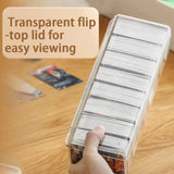 Transparent Hot Trading Card Deck Box Large Capacity Container PKM/MTG/YGO Card Organizer Storage Collectible Game Card Cases