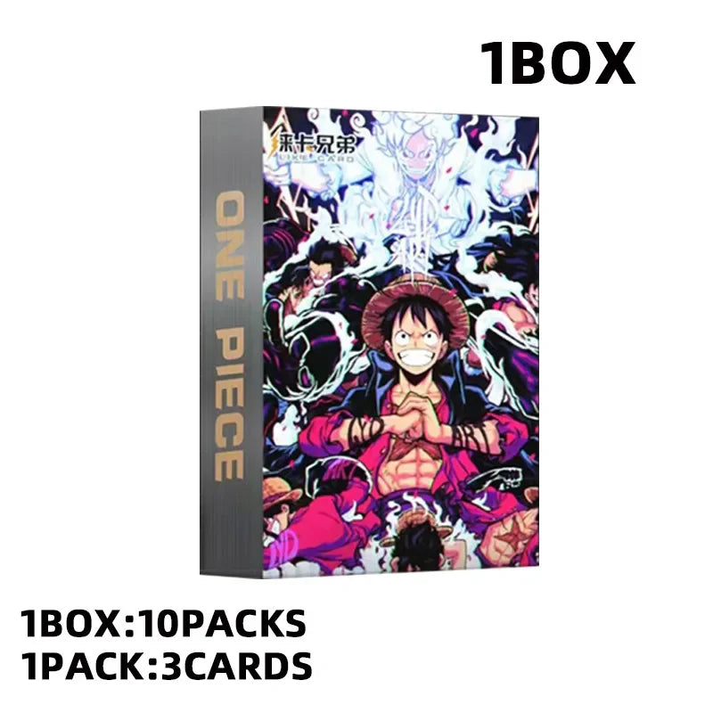 One Piece Collection Cards Box Booster Pack Anime Luffy Zoro Nami Chopper TCG Game Playing Game Cards