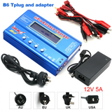 IMAX B6 80W Battery Charger Lipo NiMh Li-ion Ni-Cd Digital Lipro Balance Charger Discharger  AC Power 12V 5A Adapter For Rc Car