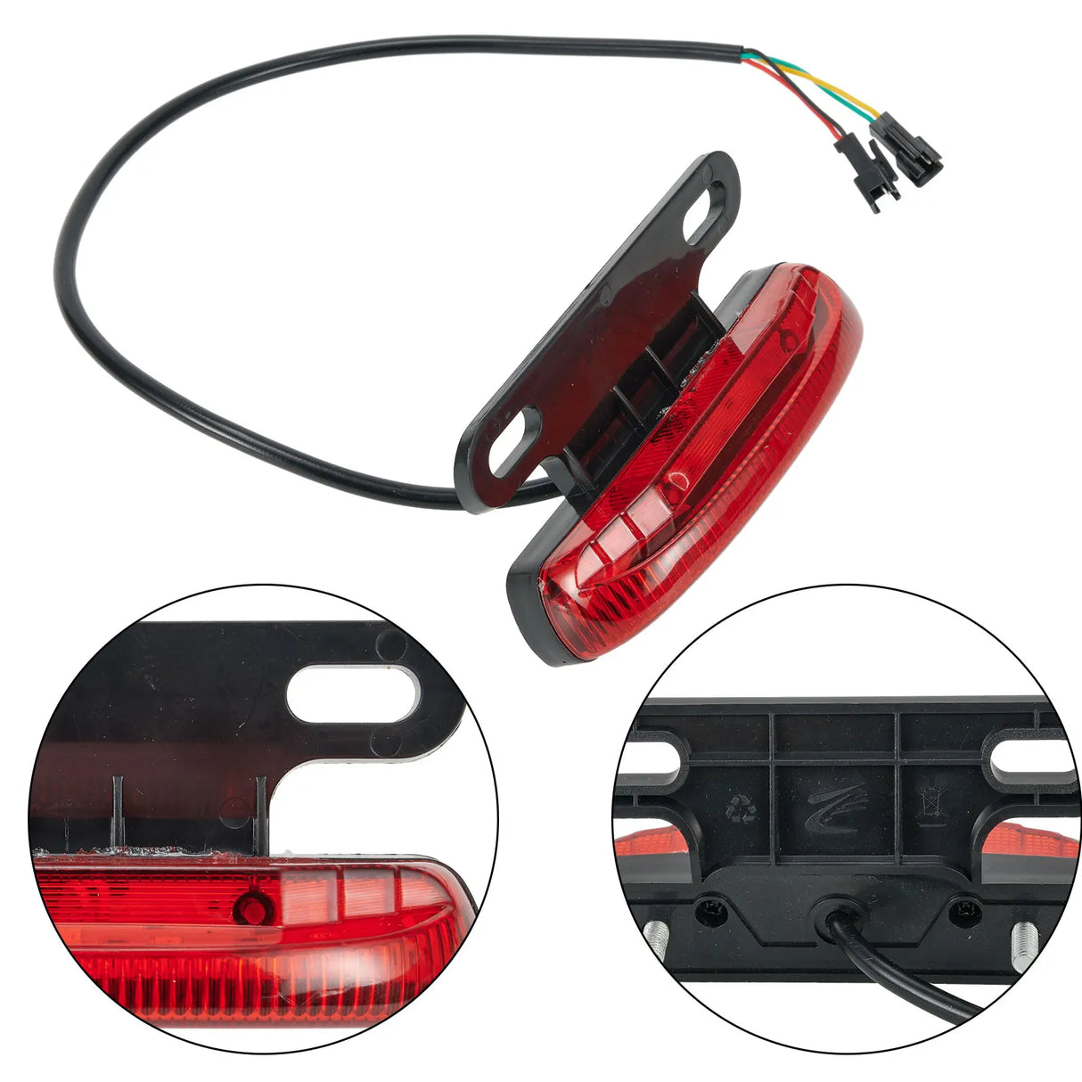 36-48V Ebike Rear Brake Light Tail Light Safe Warn Lamp For Electric Bicycle Off Road Motorcycle Signal Lamp Accessories