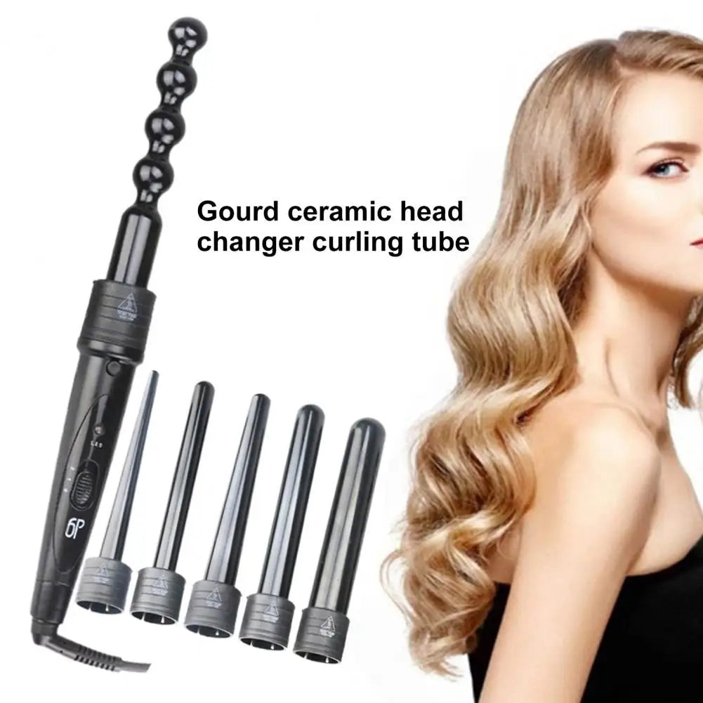 Hair Waver Iron Curling Tube Professional Ceramic Salon Hair Curler Set Styling Appliances Rollers Curling Iron Roller Curls