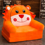 Folding Sofa Creative Cartoon Children Cute Princess Baby Toddler Dual-purpose Child Armchair Lazy Small Bed Seats Practical