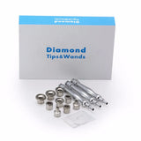 9pcs/Set Dermabrasion Head Tips For Diamond Microdermabrasion Machine BlackHead Remover Face Skin Peeling Care Tool