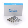 9pcs/Set Dermabrasion Head Tips For Diamond Microdermabrasion Machine BlackHead Remover Face Skin Peeling Care Tool