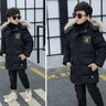 New 2024 Kid Winter Jacket A Boy Park 12 Children's Clothing 13 Baby 14 Outerwear 15 Coats 9 Thick Cotton Thickening -30 Degrees