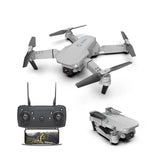 E88 Pro Drone 10K Camera Ultra HD Dual Foldable RC Quadcopter Altitude Hold Visual Positioning Auto Return RC Drone Toy