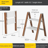 Multifunctional High Stools Kitchen Thickened Telescopic Ladder Stable Structure Step Stool Non-slip Foot Pad Ladder Stool