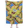 Fluffy Blankets Children Room S-Spongebobs Picnic Nap Sleep Camp Sofa Bedspread Baby Soft Blanket Flannel Wedding Birthday Gift