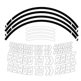 For KTM Duke 390/690/890/1290 Ready to Race 17" Motorcycle Wheel Sticker Motocross Stripe Rim Decal AutoBike Tape Accessories