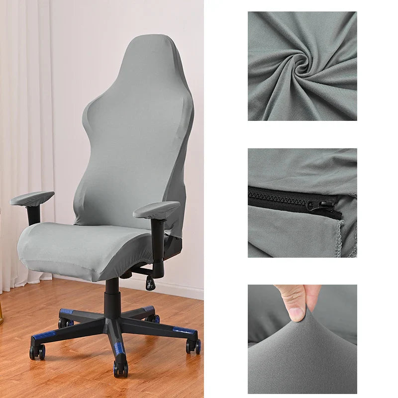 Elastic Office Chair Cover Seat Covers For Gaming Chair Cover Spandex Computer Chair Slipcover For Armchair Protector Seat Cover