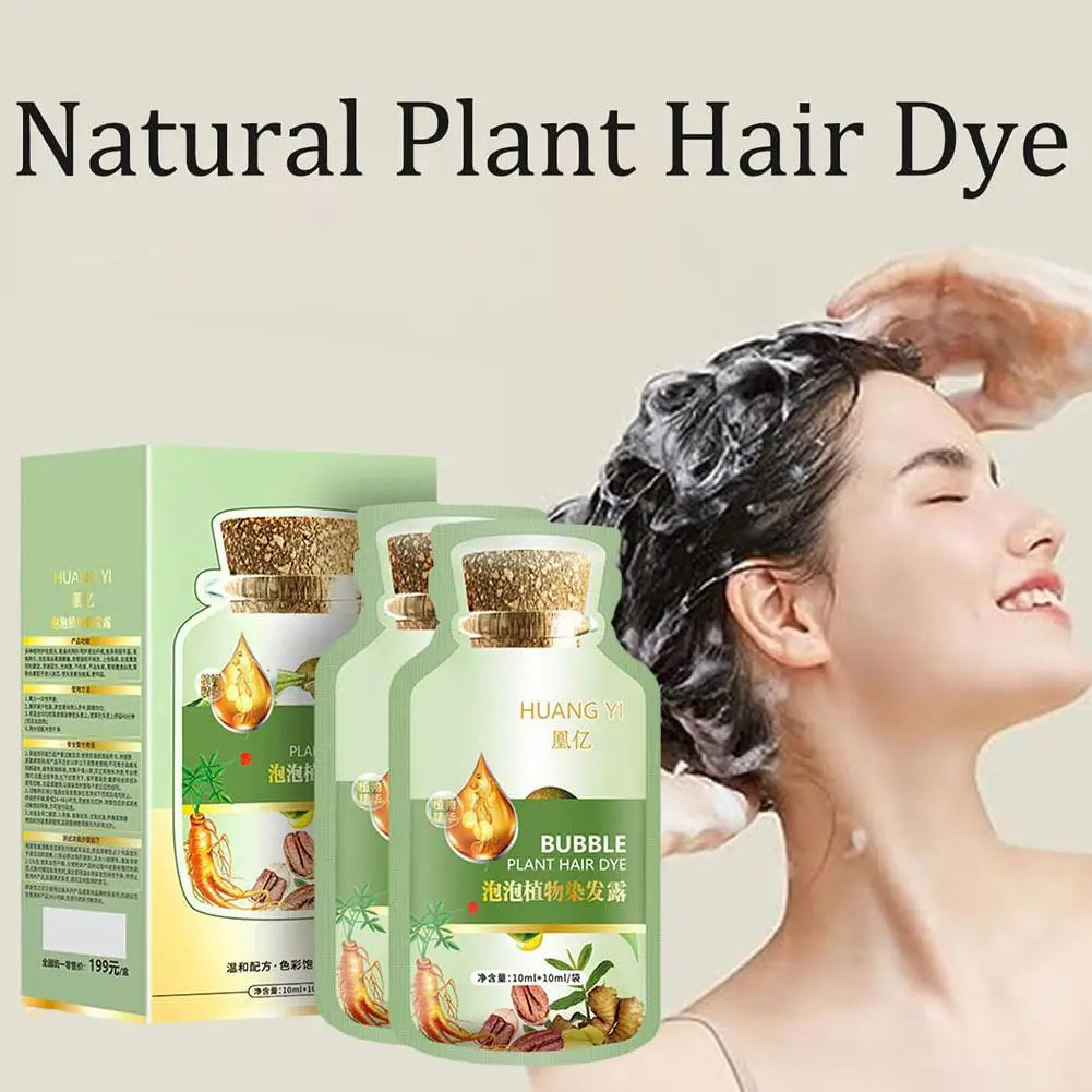 Permanent Hair Bubble  Dye , Convenient And Effective Hair Coloring Products , Fruitcolor Hair Dyeing Cream Natural Dye Shampoo