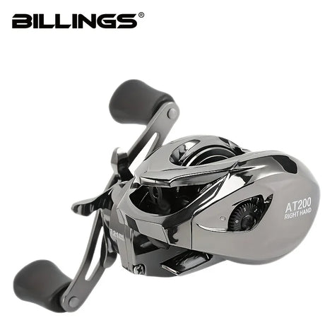 BILLINGS AT Series,7.2:1 Gear Ratio,5+1 Ball Bearing,18LB Max Drag,Baitcasting Reel,For Freshwater Saltwater