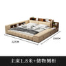 Parent child bed, second  family,  leather , master