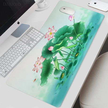 Mouse Pad Gaming Flower XL Computer New Mousepad XXL keyboard pad Soft Non-Slip Carpet Office Accessories Mouse Mats Mice Pad