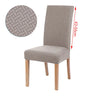 Dining chair Cover For Home Polar Fleece Fabric Chair Cover Stretch Slipcovers Seat Chair Covers Banquet Hotel Dining Room