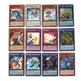 100Pcs No Repeat Holographic Yugioh Card in English YU GI OH Master Duel Competitive Deck Trading Card Game Shiny Collection