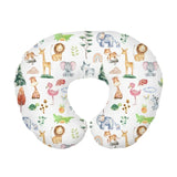 Soft and Breathable Ushaped Nursing Pillow Cover Cartoon Print Pillow Case Breastfeeding Pillow Slipcover Protectors A2UB