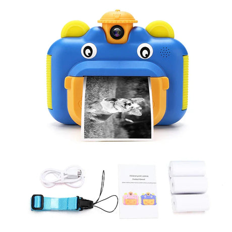 Children's Instant Print Camera With Thermal Printer Kids Digital Photo Camera Girl's Toy Child Camera Video Boy's Birthday Gift