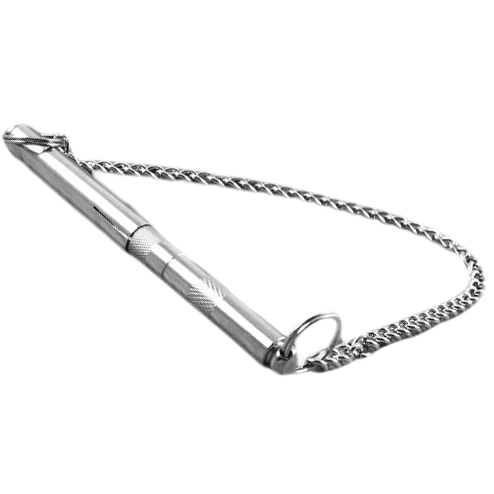 Dog Whistle Stop Barking Silent Ultrasonic Sound Repeller Trainer Stainless Steel Dog Whistle