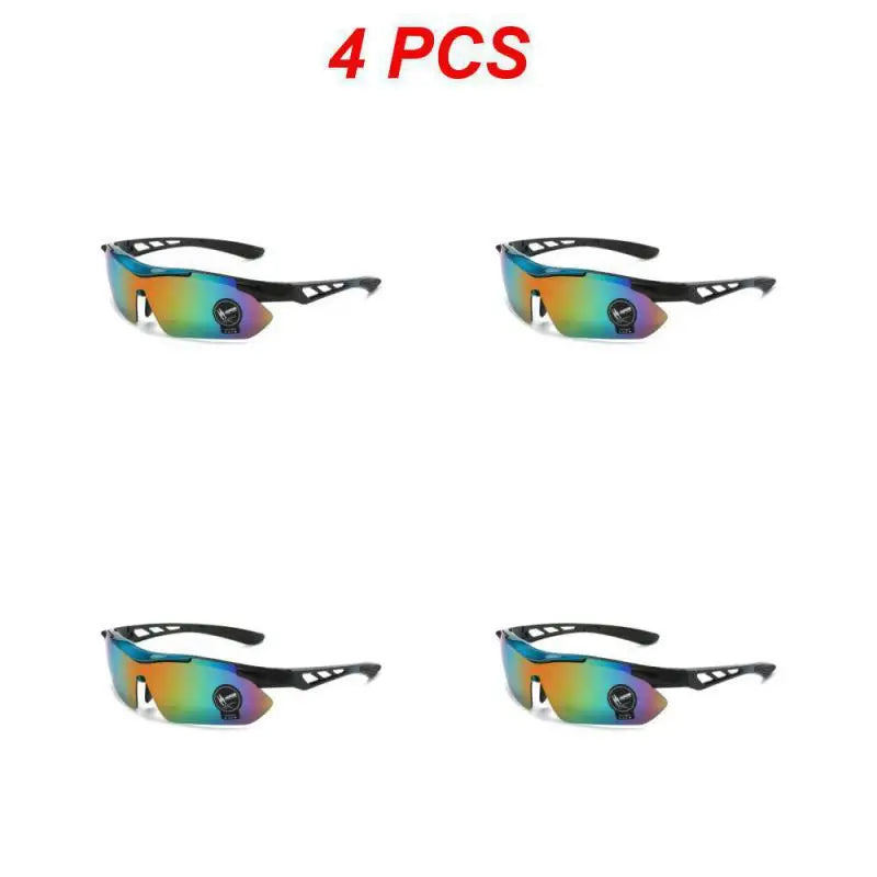 1/2/4PCS Outdoor Men Cycling Sunglasses Road Mountain Riding Protection Sports Glasses Goggles Eyewear MTB Bike Sun