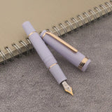 Brand JinHao 82 Mini Fountain Pen Acrylic Plastic Ink Pen Spin Golden EF F M Nib Stationery Office School Supplies Writing Gift