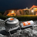 Mini Folding Gas Stove Portable Pocket Cassette Stove Outdoor Camping Barbecue Grill Picnic BBQ Cookware Kitchen Supplies