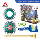 Infinity Nado 3 Athletic Series-Super Whisker Spinning Top Gyro With interchangeable Stunt Tip Metal Ring Launcher Anime Kid Toy