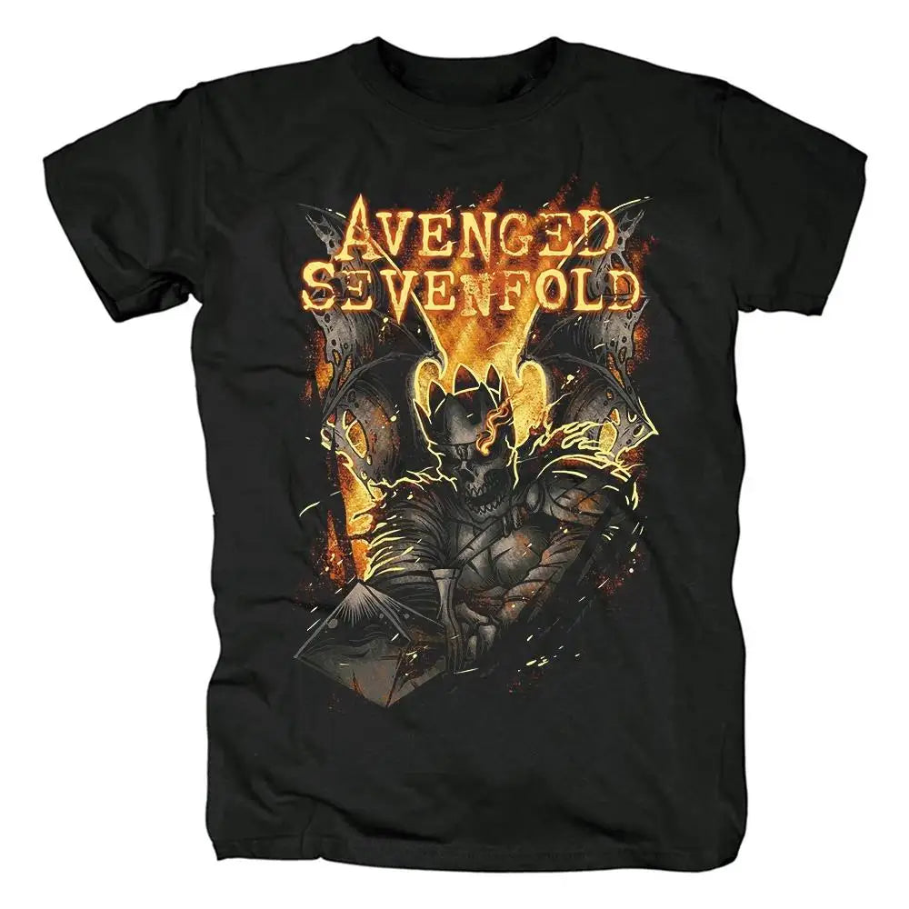 Harajuku Metalcore Avenged Sevenfold Rock T Shirt Hip Hop Streetwear T Shirt Heavy Metal Fashion Casual Plus Size T Shirt Women