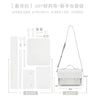 DIY Handwoven Cowhide Bag Gifts To Girlfriend Handsewn Material One Shoulder Crossbody Meaningful Women's Bag Creative Shoulder